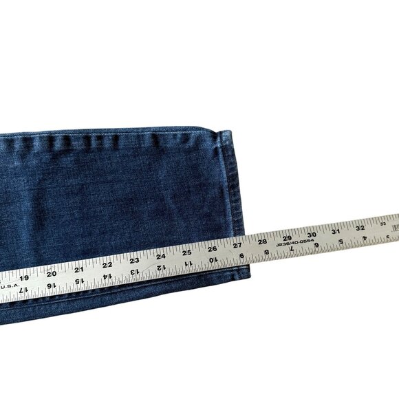 Talbots Womens Slim Ankle Jeans Size 6 Flawless Five-Pocket Design Dark Wash Den - Picture 7 of 8